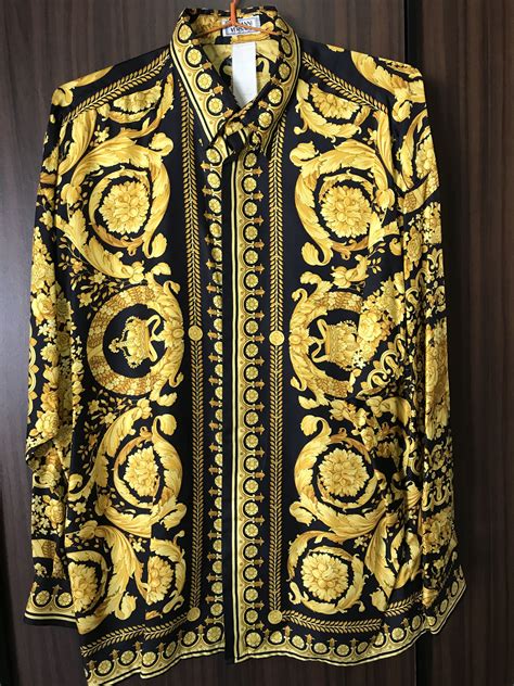 versace vintage shirts|vintage versace men's shirts.